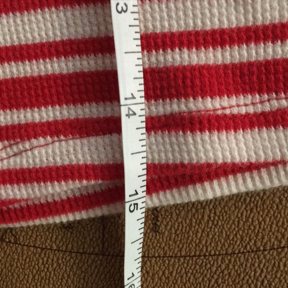 Pink Victoria’s Secret Red and White Striped Comfy Oversized Pajama Set - Picture 11 of 11